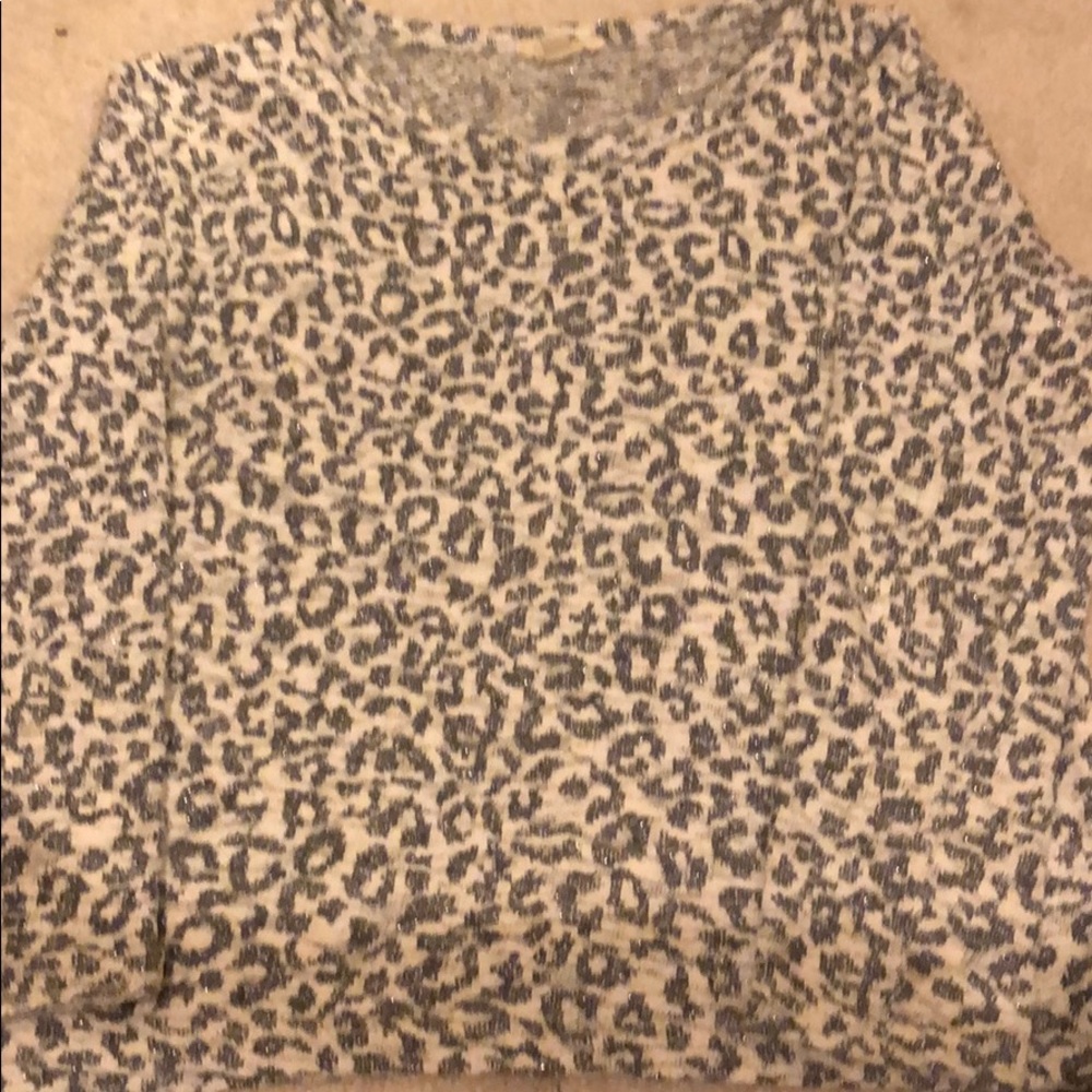 women long sleeve sparkle light sweater